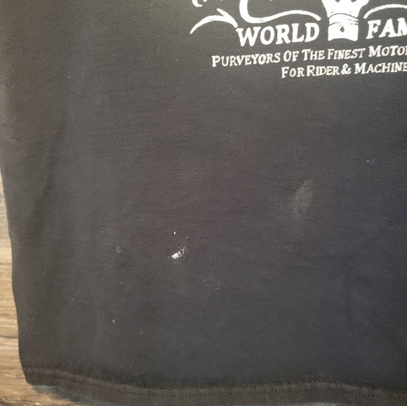 Iron Pony T-shirt Ohio Motor Sports Motorcycles Men's Size M Black Crewneck - Picture 4 of 6